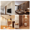 Aigostar LED GU10 3W 4000K dimbare lamp met glazen lampenkap