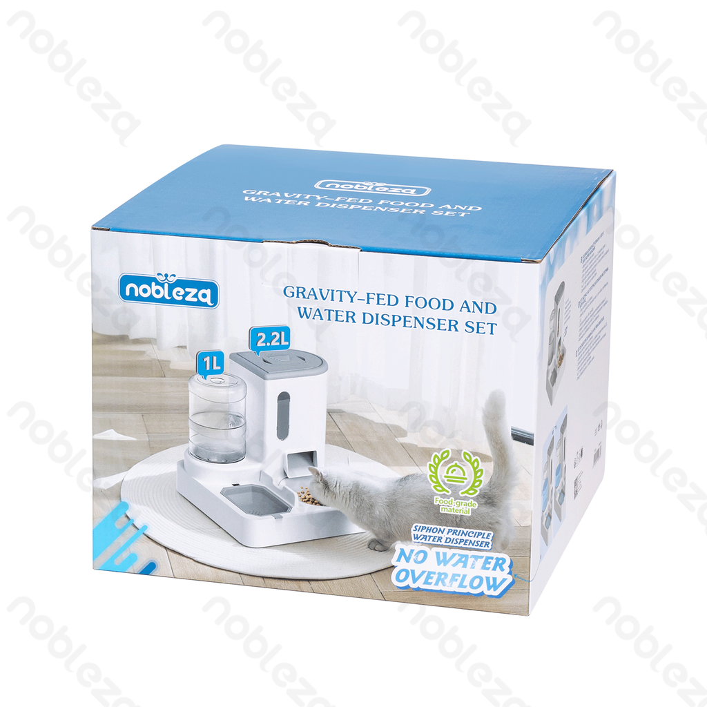 Aigostar 2-in-1 voedseldispenser voor huisdieren