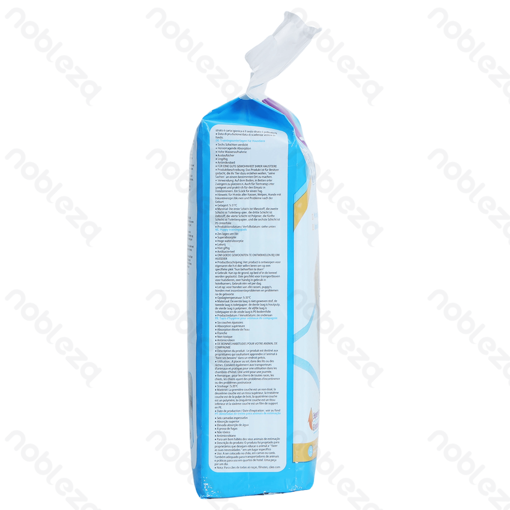 Aigostar Pet pad S L40*W60cm White&Blue 10pcs