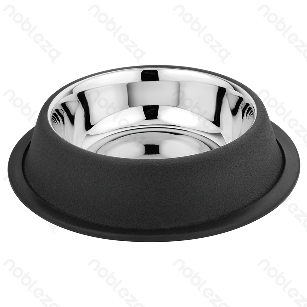 Aigostar Matzwarte roestvrijstalen antislip voerbak