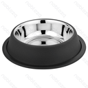 Aigostar Matzwarte roestvrijstalen antislip voerbak