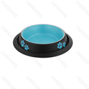 Aigostar Anti-slip huisdierenkom met pootjespatroon bijpassende kleuren (set van 3)