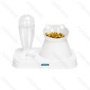 Aigostar 2-in-1 kattenvoer- en waterbak set