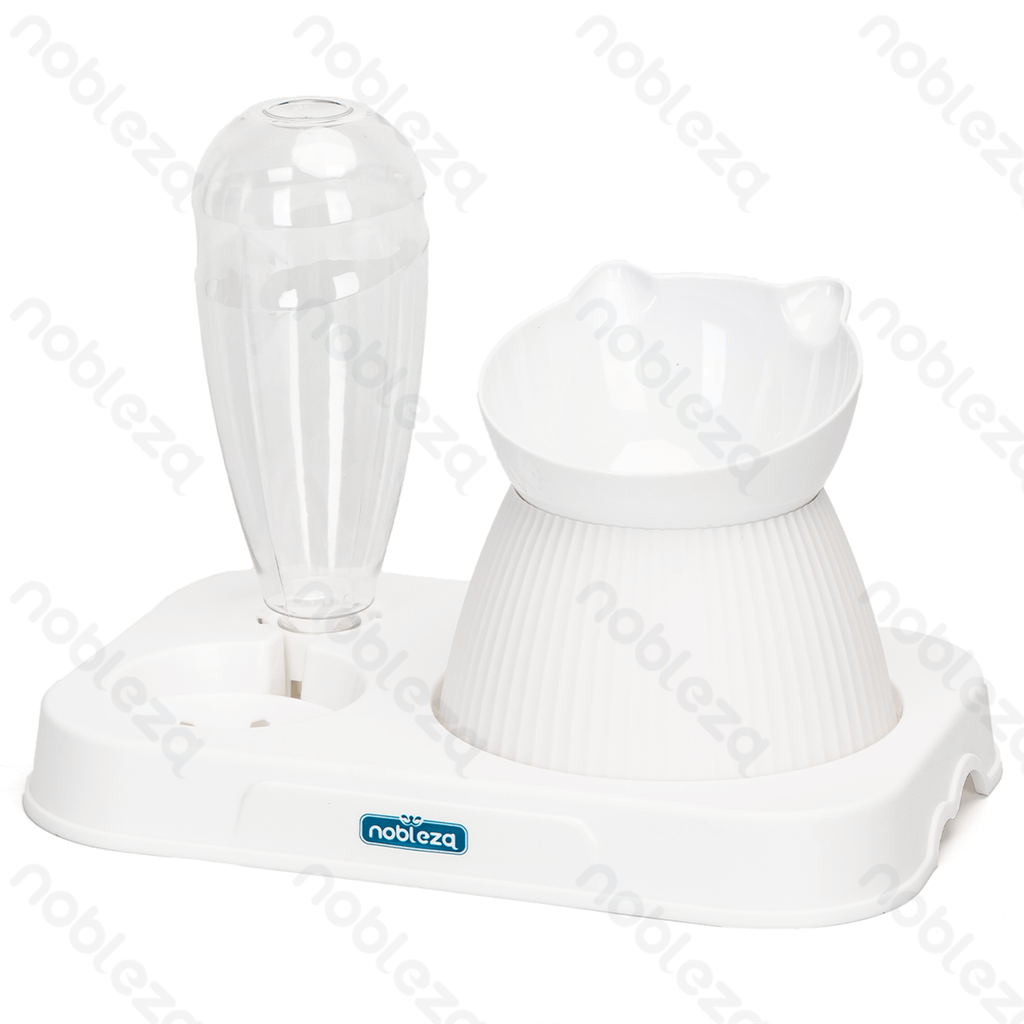 Aigostar 2-in-1 kattenvoer- en waterbak set