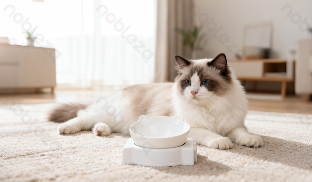 Aigostar 2-in-1 kattenvoer- en waterbak set