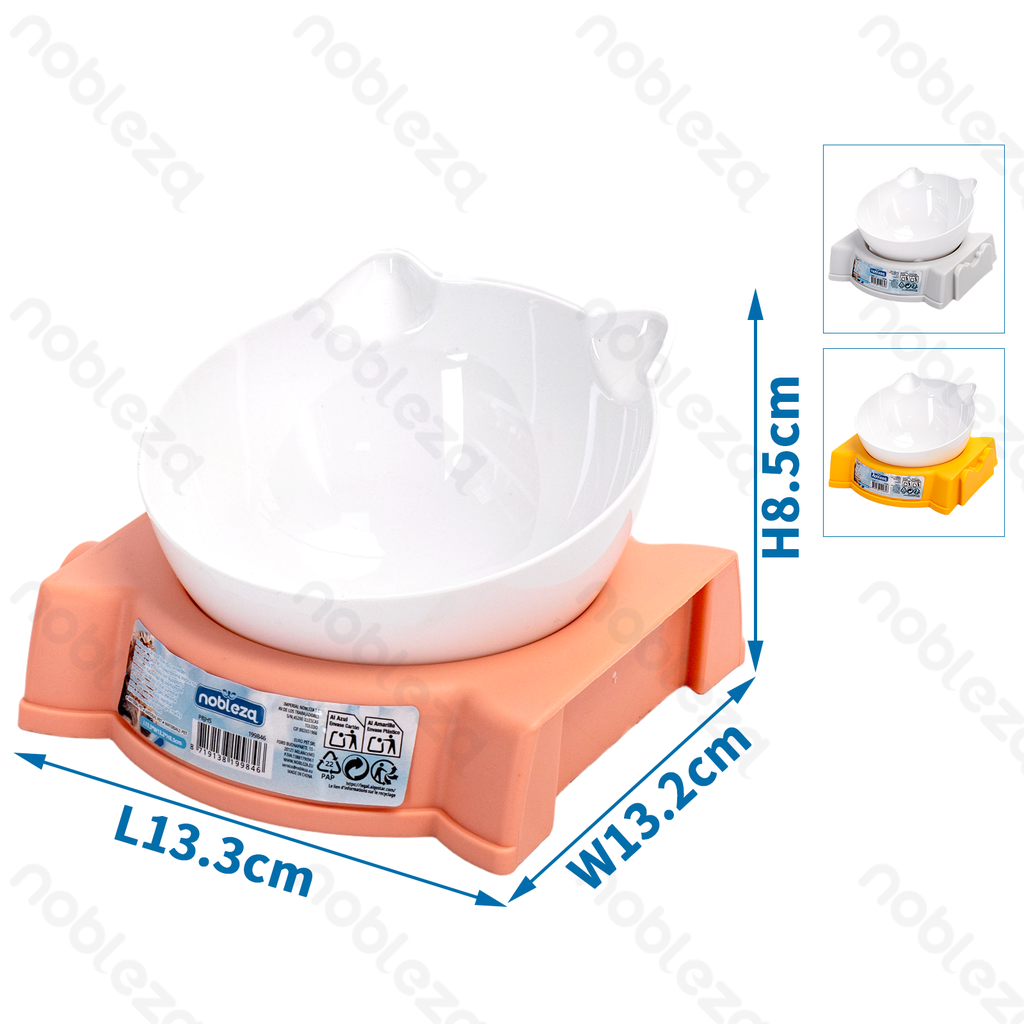 Aigostar 2-in-1 kattenvoer- en waterbak set
