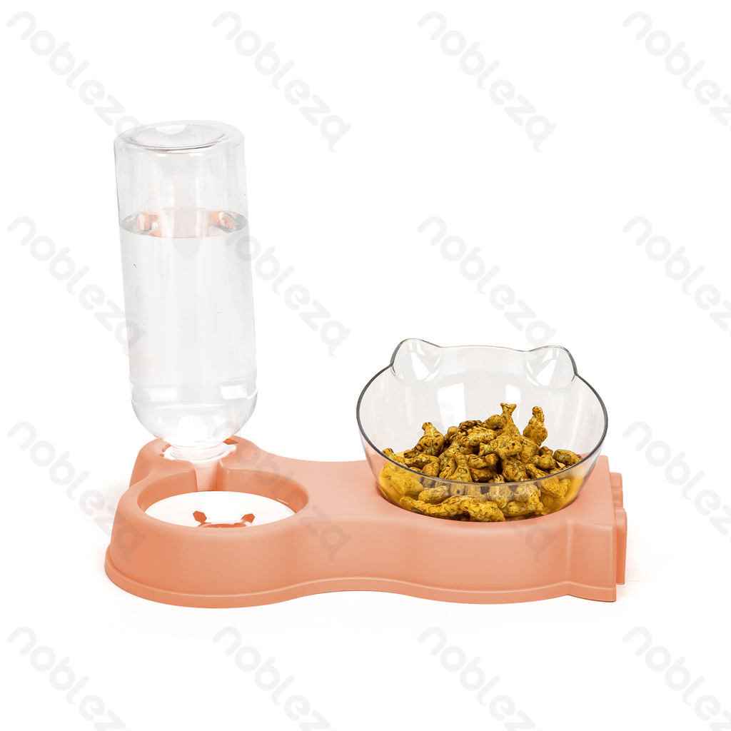 Aigostar 2-in-1 kattenvoer- en waterbak set