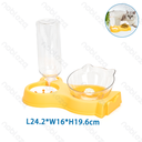 Aigostar 2-in-1 kattenvoer- en waterbak set