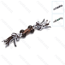 Aigostar Hondenspeeltje met katoentouw en TPR-been