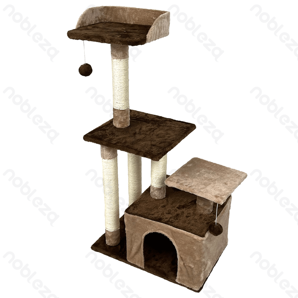 Aigostar Drielaags klimrek voor katten met kattenbak