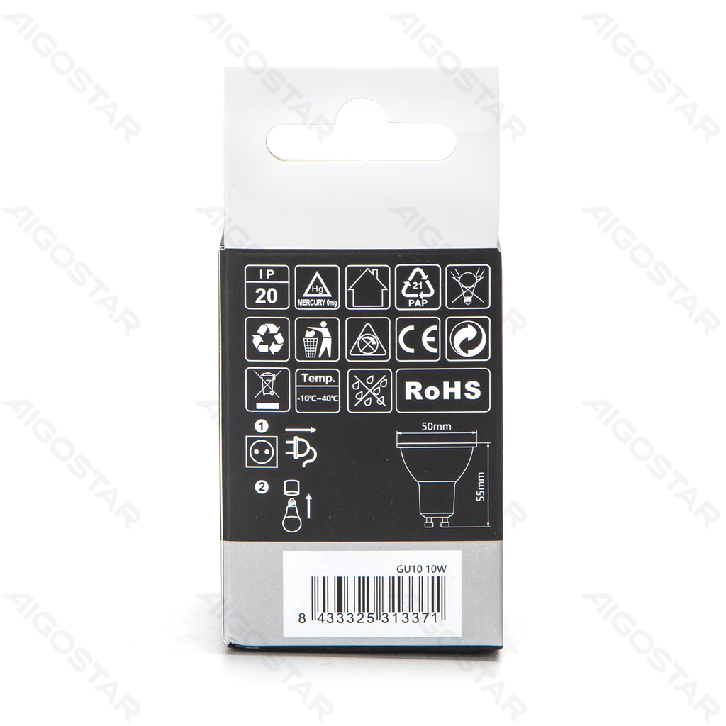 Aigostar LED GU10 10W 6500K