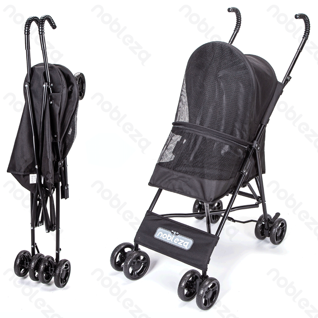 Aigostar Zwarte kinderwagen