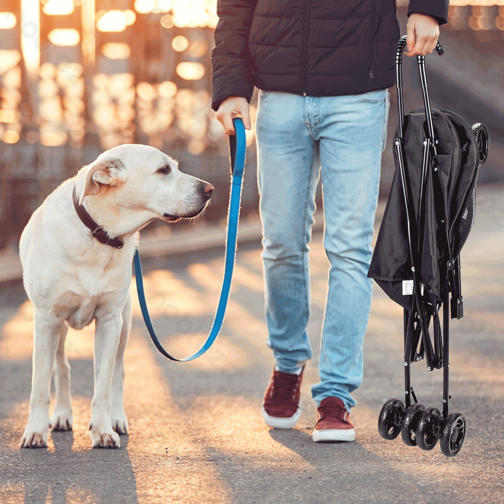 Aigostar Zwarte kinderwagen