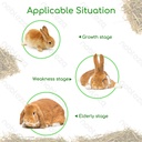 Aigostar Eetbaar hooi voor kleine dieren