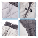 Aigostar Bedrukte katoenen jas voor huisdieren L-35cm/XL-40cm/XXL-45cm blauw/zwart/grijs