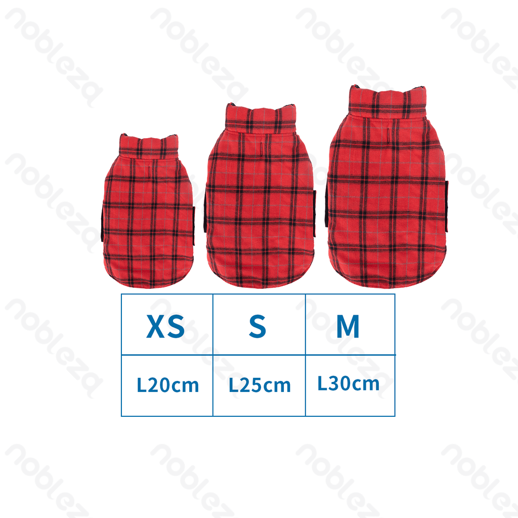 Aigostar Omkeerbaar vest XS-20cm/S-25cm/M-30cm Groen & Bruin & Rood