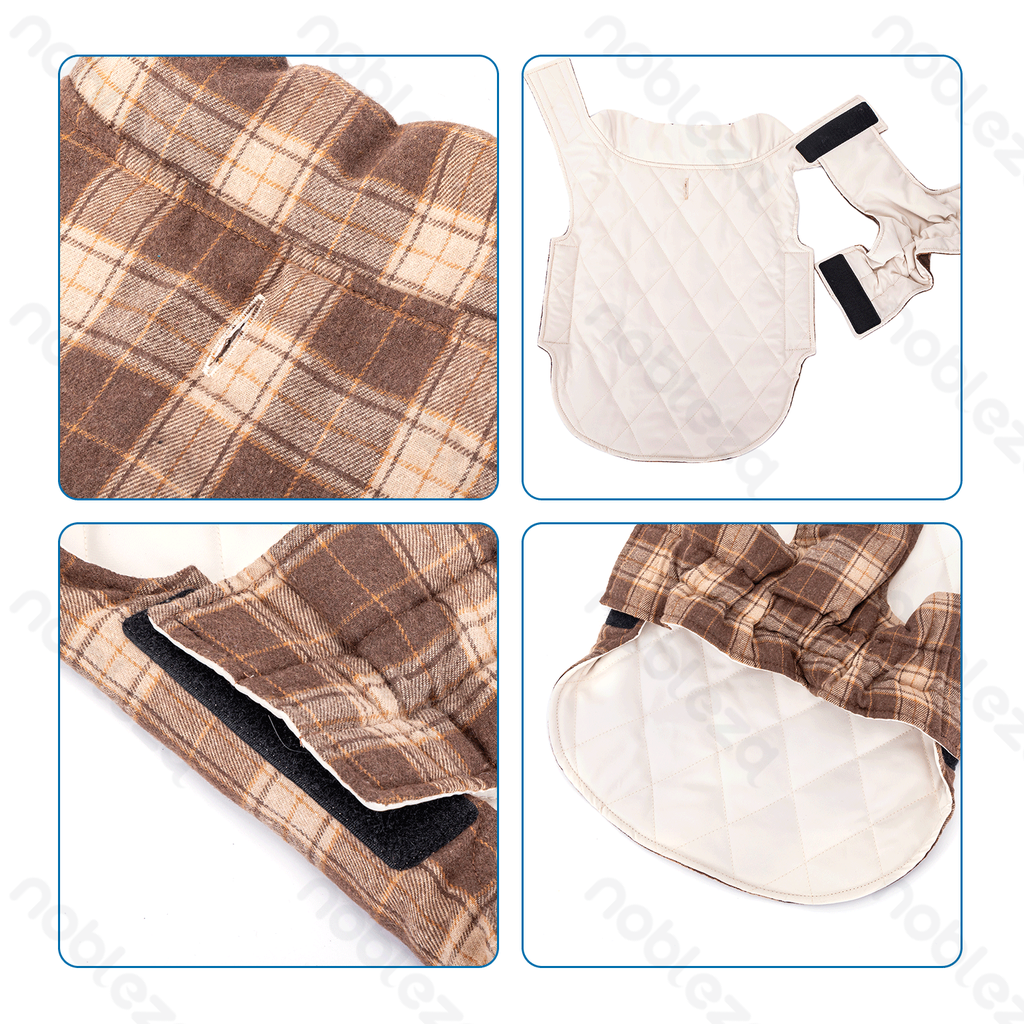 Aigostar Omkeerbaar vest XS-20cm/S-25cm/M-30cm Groen & Bruin & Rood