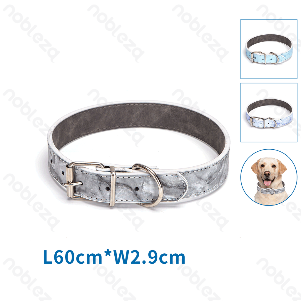 Aigostar PU lederen hondenhalsband met spikes