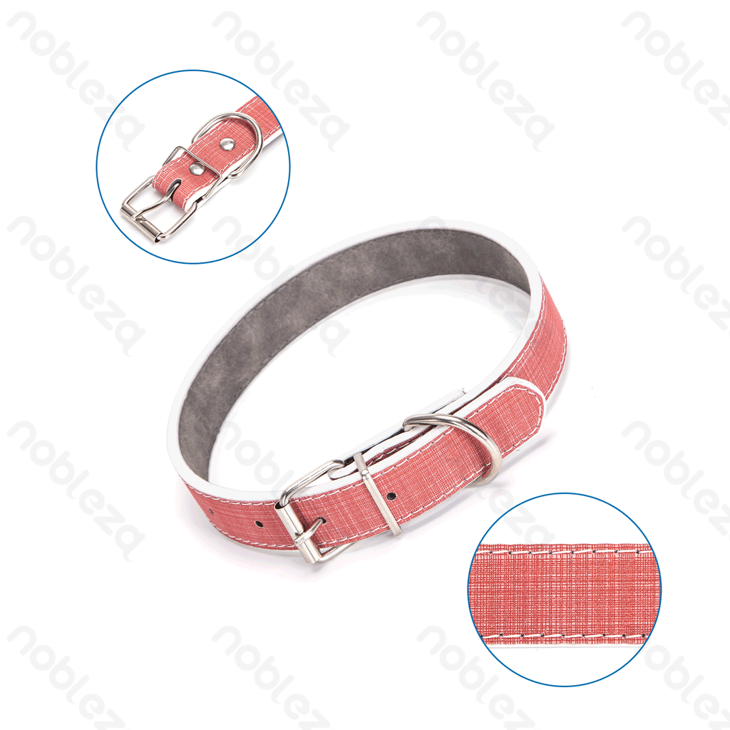 Aigostar PU lederen stevige hondenhalsband