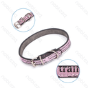 Aigostar PU lederen hondenhalsband met letterprint