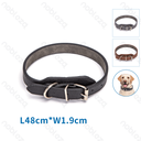 Aigostar PU lederen stevige hondenhalsband