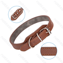 Aigostar PU lederen stevige hondenhalsband