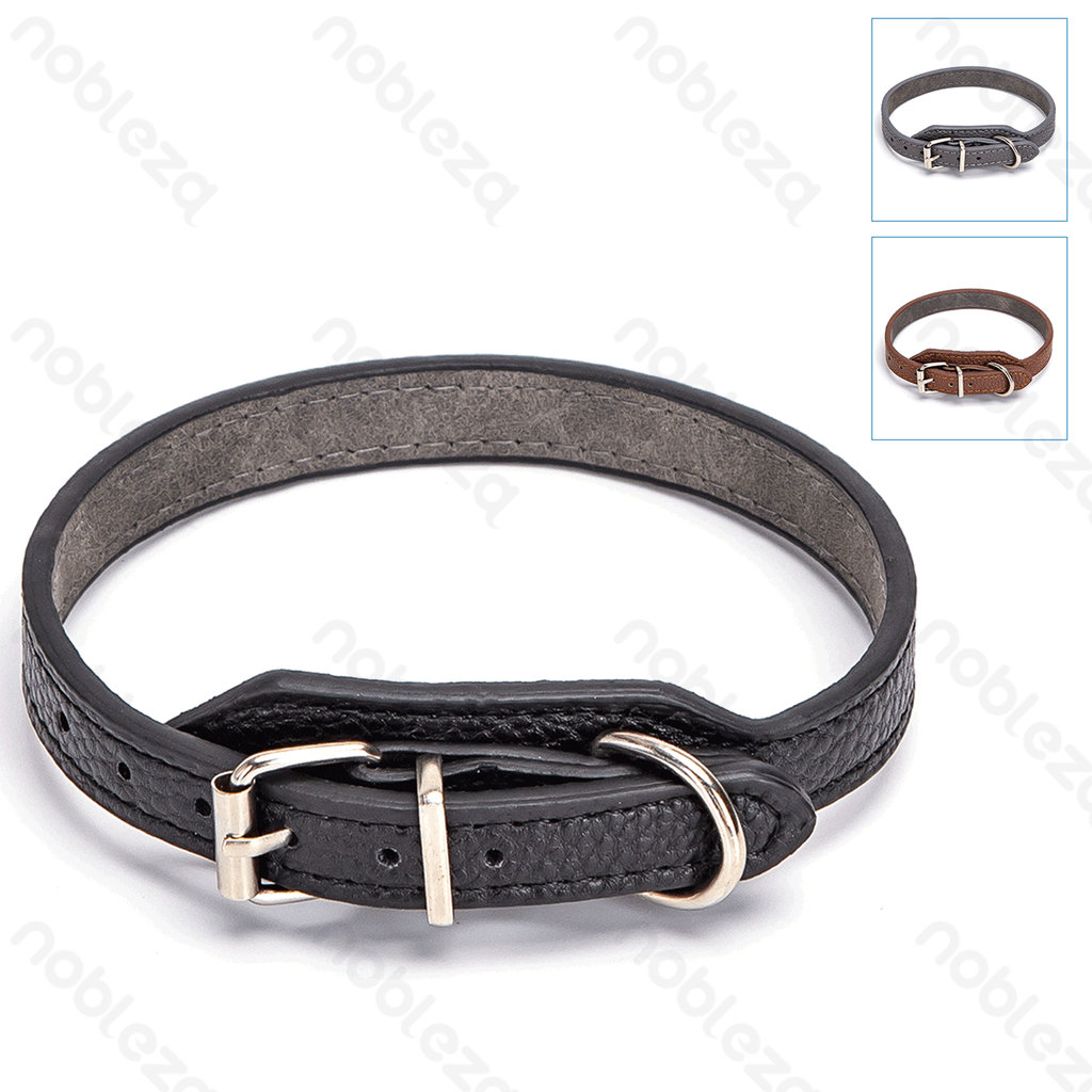 Aigostar PU lederen stevige hondenhalsband