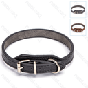 Aigostar PU lederen stevige hondenhalsband