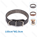 Aigostar PU lederen stevige hondenhalsband