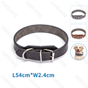 Aigostar PU lederen stevige hondenhalsband