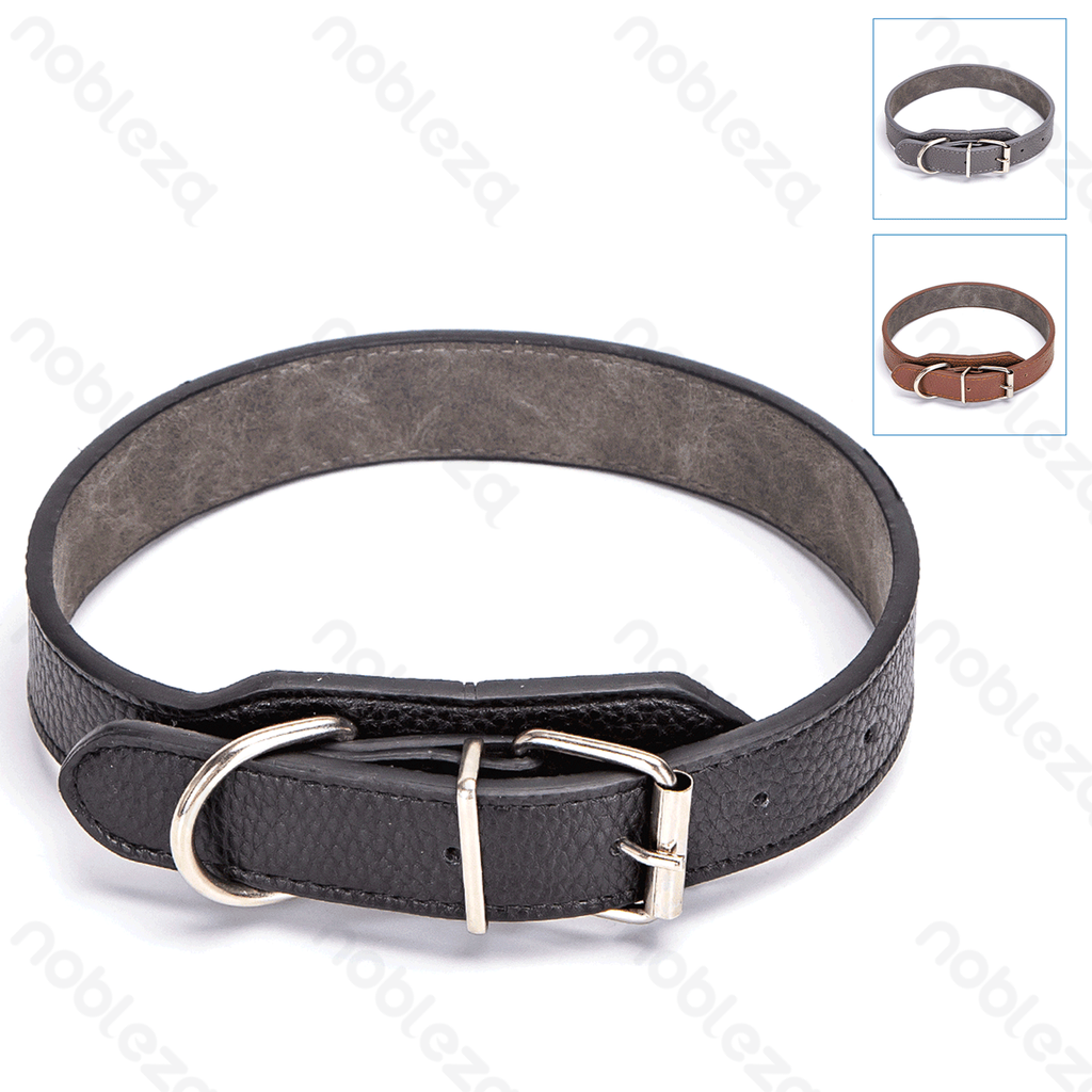 Aigostar PU lederen stevige hondenhalsband