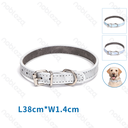 Aigostar PU lederen hondenhalsband met spikes