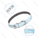 Aigostar PU lederen hondenhalsband met spikes