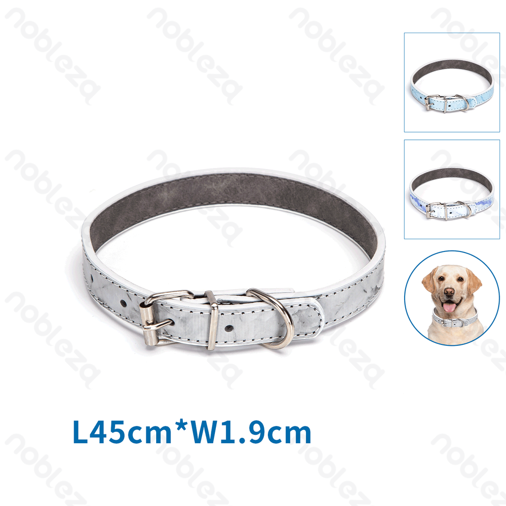 Aigostar PU lederen hondenhalsband met spikes