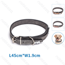 Aigostar PU lederen stevige hondenhalsband