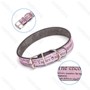 Aigostar PU lederen hondenhalsband met letterprint