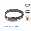 Aigostar PU lederen stevige hondenhalsband