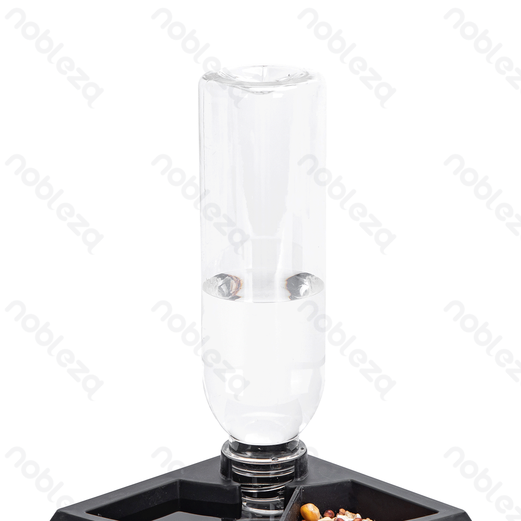 Aigostar Kunststof waaiervormige voer- en waterbak voor kleine dieren