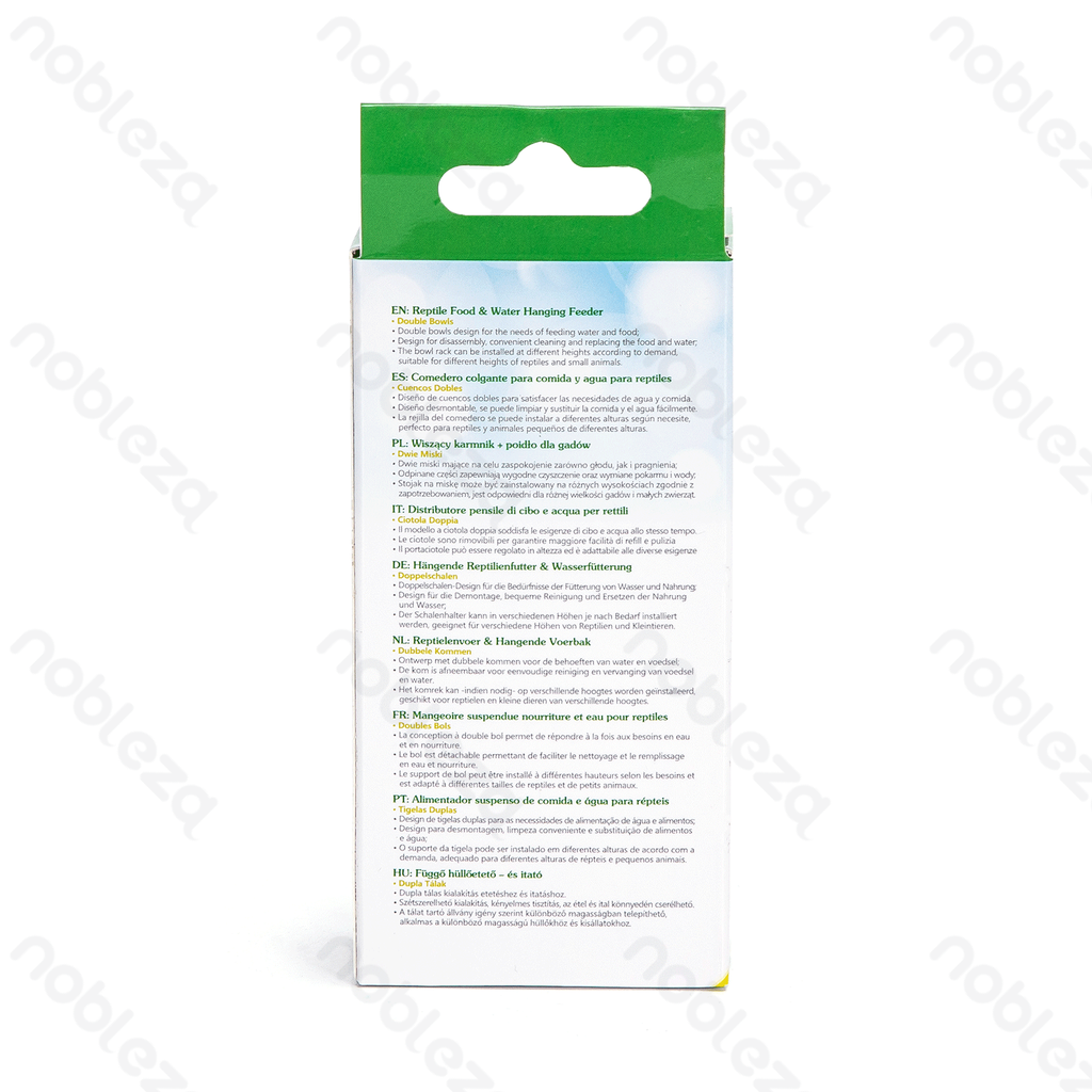 Aigostar Kunststof voer- en waterbak (dubbele kom)