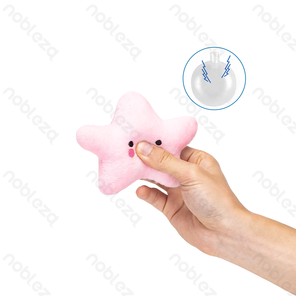 Aigostar Pluche hondenspeelgoed met geluid - Ster & Wolk & Maan