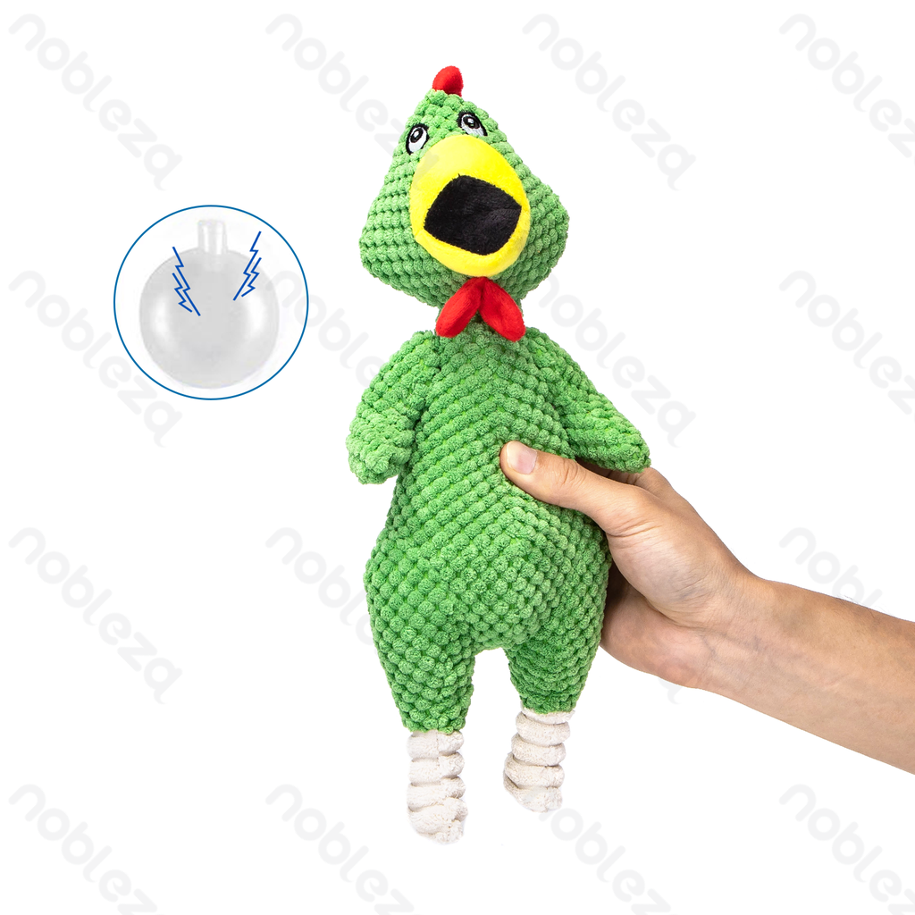 Aigostar Pluche Hondenspeelgoed met Geluid - Haan