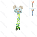 Aigostar Pluche Hondenspeelgoed met Geluid - Muis