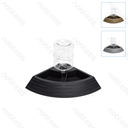 Aigostar Kunststof waaiervormige voer- en waterbak voor kleine dieren