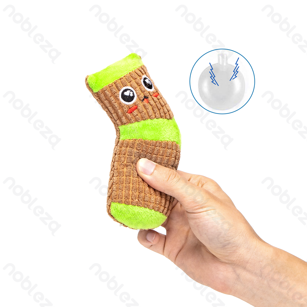 Aigostar Pluche Hondenspeelgoed met Geluid - Sok