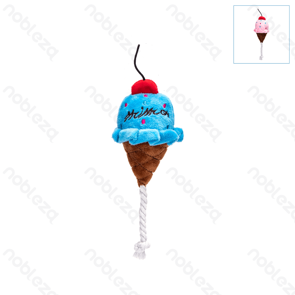 Aigostar Pluche Hondenspeelgoed met Geluid - Ijsje