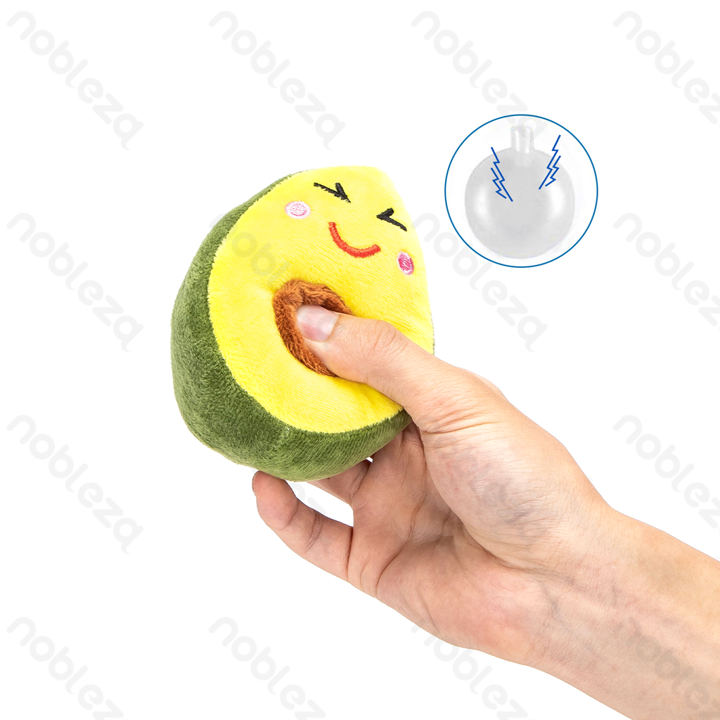 Aigostar Pluche Hondenspeelgoed met Geluid - Fruit