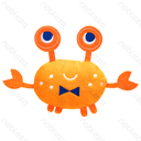 Aigostar Pluche Hondenspeelgoed met Geluid - Krab