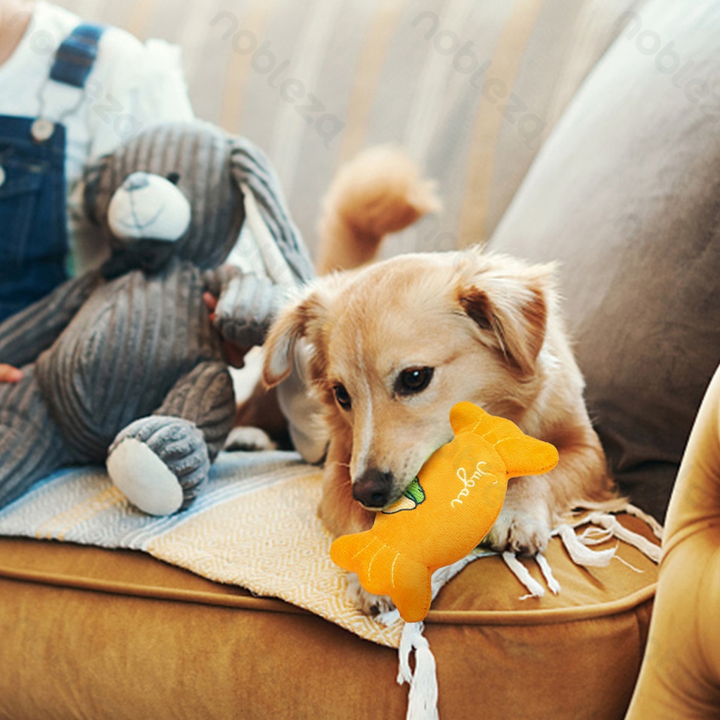 Aigostar Pluche Hondenspeelgoed met Geluid - Snoep