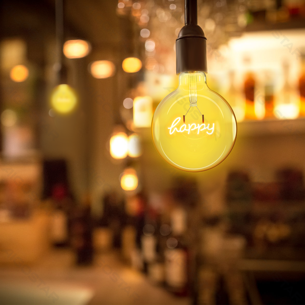 Aigostar LED Gloeilamp (Happy) E27 4W