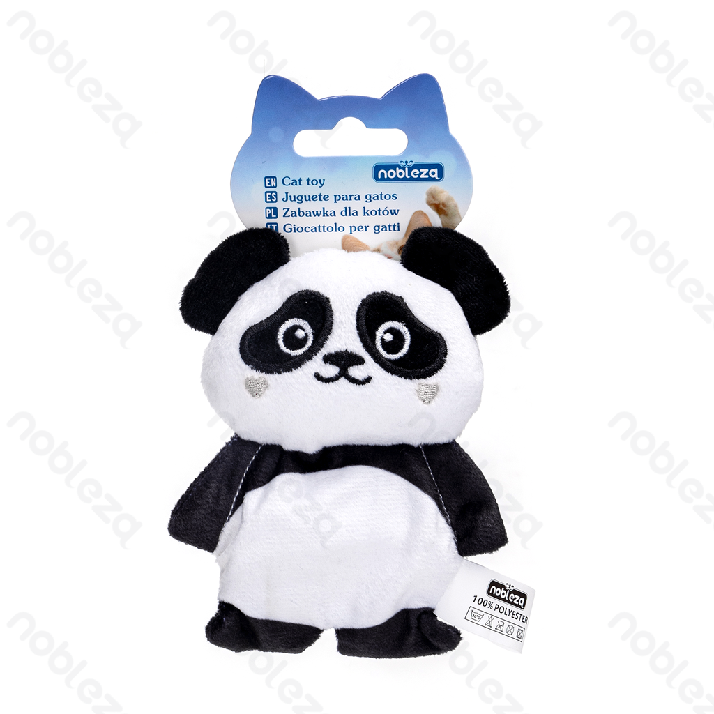 Aigostar Gekreukt kattenkruid pluche panda speelgoed